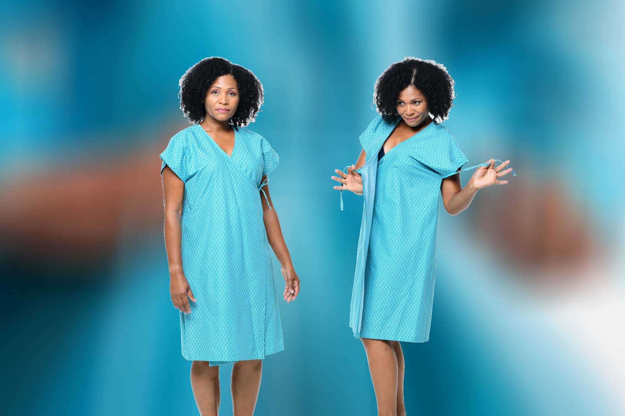 DMI® Patient Hospital Gown with Snaps